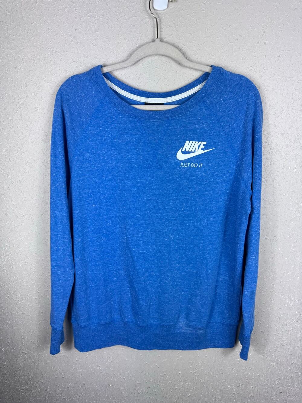 Nike Crewneck Organic Cotton & Recycled Polyester Blend Womens Size Large